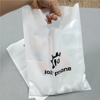 Sacs de marchandises Sacs de boutique en plastique pour petites entreprises Sacs à provisions en plastique au détail Logo personnalisé Wi