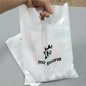 Bolsas de mercancías Bolsas de boutique de plástico para pequeñas empresas Bolsas de compras de plástico con logotipo personalizado al por menor Wi - Product Image 6