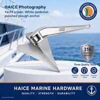 Ancre de charrue en acier galvanisé à chaud MARINE, plaque soudée, 20 kg/44 lb, ancre de charrue pour ancrer les navires, les yachts, les bateaux, matériel de bateau