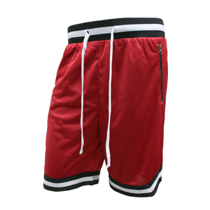 Short d'entraînement de basket-ball en maille de gymnastique écologique solide personnalisé pour hommes séchage rapide taille haute élastique tissu personnalisé disponible en usine - Product Image 4