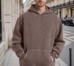 ผู้ผลิตเสื้อฮู้ดดี้ฤดูหนาวแบบขายส่ง ผู้เชี่ยวชาญด้านเสื้อฮู้ดดี้ผ้าฟลีซหนานุ่ม ยั่งยืน ทรงปกติ แห้งเร็ว - Product Image 5