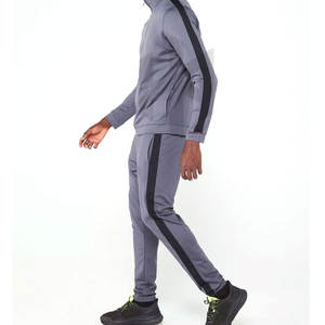 2025 hiver mode porter hommes survêtement coupe régulière solide respirant haute qualité manches longues pour un usage décontracté - Product Image 3