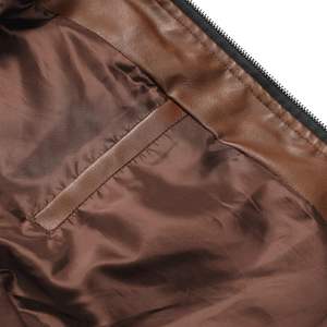 Chaqueta de invierno para hombre, cómoda, personalizada, transpirable, diseño de cuero, tela de lona de alta calidad, chaqueta de moda a la venta - Product Image 6