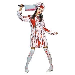 <span class=keywords><strong>Costume</strong></span> de zombie à tête triangulaire d'<span class=keywords><strong>infirmière</strong></span> de la colline silencieuse ensanglantée d'Halloween pour femmes - Product Image 1