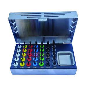 Instrumentos quirúrgicos de ombligo Taladro de tapón integral manual para cirugía de implante dental Recubierto de plasma negro Certificado CE - Product Image 4