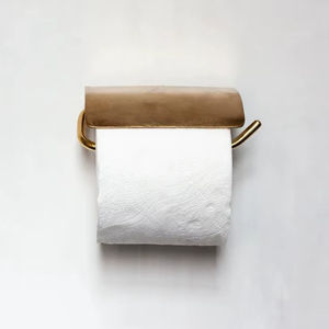 Porte-papier toilette en fer durable pour un environnement de salle de bain résistant à l'humidité, offrant un soutien durable - Product Image 1