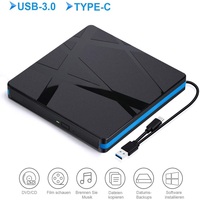 Jeux Plug and Play pour ordinateurs portables, lecteurs optiques de bureau, lecteurs de CD/DVD pour Windows 11, lecteur de DVD externe USB, graveur de DVD