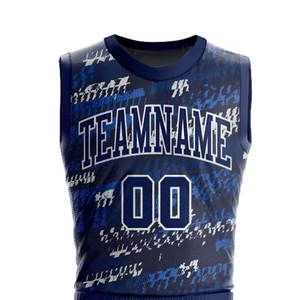 ชุดกีฬาสำหรับผู้ใหญ่ผ้าโพลีเอสเตอร์100% ชุดทีมบาสเก็ตบอลระบายอากาศได้ดีพิมพ์โลโก้ตามต้องการ - Product Image 4