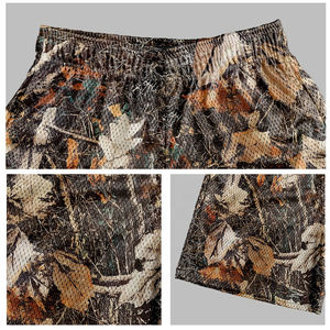 High Quality Retro <b>Camo</b> Sublimation Mesh Polyester <b>Men's</b> <b>Shorts</b> Custom Logo Casual Sports Mesh <b>Shorts</b> - Product Image 3