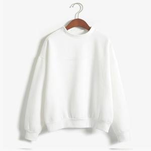 2025 poliéster pulóver Sudadera Mujer Sudadera corta recortada mujer ropa nuevo estilo manga larga casual sudadera - Product Image 3