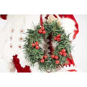 Figura Decorativa de Santa Claus Tradicional Roja de 60 cm, con Material Sintético, para un Ambiente Festivo en el Hogar - Product Image 3