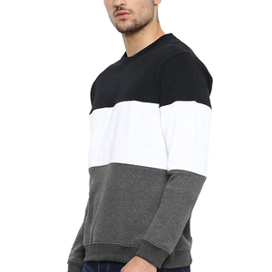 Venta caliente 3XL Ropa deportiva de invierno para hombres Logotipo personalizado Cuello redondo informal Mejor 100% Algodón Impresión digital francesa ODM Sudaderas con capucha al por mayor - Product Image 2