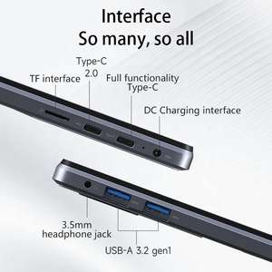 Ordinateurs portables Founder 15,9 pouces 1366x768 Quad Core AMD Ryzen 9 DDR5 16 Go de RAM 512 Go SSD+HDD 2 en 1 Ordinateur portable portable Prise US Neuf - Product Image 2