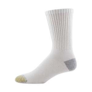 Medias Grip Chaussettes athlétiques Crew Chaussettes de basket-ball et de football à broderie antidérapante Logo personnalisé Motif solide tricoté pour le printemps - Product Image 2