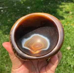 ชามพลอยควอตซ์ทำด้วยมือของตกแต่งบ้านที่แกะสลักด้วยมือของที่ระลึก - Product Image 6