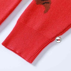 Wholesale Fashion 100% <b>Wool</b> <b>Cotton</b> Long Sleeve Sweaters Customized Luxury Lightweight 3D Pattern Breathable for Men and Women - Product Image 5