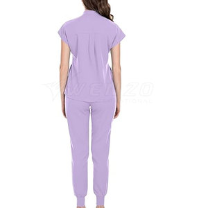 Uniforme médical pour femmes, infirmières, vêtements de travail, tissu en coton et polyester de haute qualité pour l'hôpital, la clinique, les soins de santé - Product Image 3