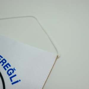 Laser-Cut Double-Sided Satin Pentagonal Party <b>Banners</b> Premium Pennant for Festive Decorations - Product Image 3