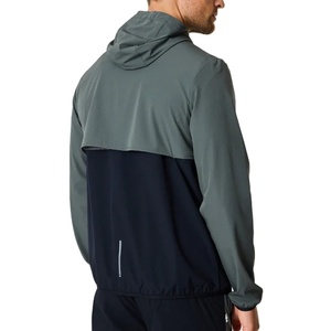 เสื้อแจ็คเก็ตวิ่งกันลมแบบมีฮู้ด ผ้าฝ้าย 100% น้ำหนักเบา คุณภาพสูง สำหรับฤดูหนาว ขายส่ง พร้อมปักโลโก้ตามสั่ง รุ่น 2026 ผ้าฟลีซ - Product Image 4