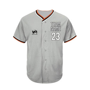 Uniforme de Béisbol Personalizado de Talla Personalizada, Precio Económico y MOQ Bajo, Uniforme de Béisbol Ligero y Cómodo para Unisex - Product Image 3