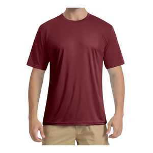 High Quality Custom Printed Embroidered Logo Men's Summer Solid Short Sleeve <b>Tshirt</b> Comfortable Breathable 100% Cotton Top - Product Image 2