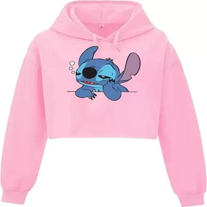 Custom Women's Casual Printed Full Sleeve Cropped <b>Hoodie</b>-Premium Quality Perfect Fit for Any Occasion - Product Image 2