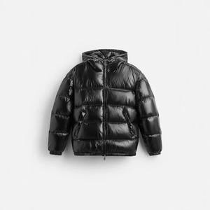 Men's Winter Cotton Jacket Solid Color Warm High-End Cotton <b>Coat</b> Casual Sporty Hooded <b>Coat</b> Loose Fit Comfortable Cold Proof - Product Image 2