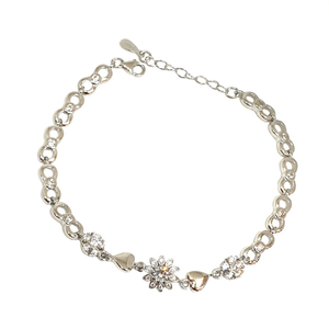 <b>925</b> <b>Sterling</b> <b>Silver</b> MGA-B Designer Crystal <b>Bracelet</b> & Bangle Elegant & Luxurious Accessory - Product Image 1