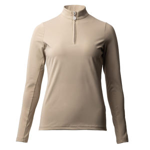 Chemises d'équitation pour femmes, tendance, légères, confortables, respirantes, de haute qualité, absorbant la transpiration, fermeture éclair - Product Image 1