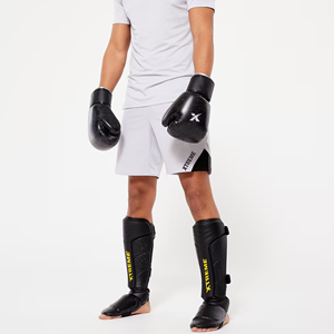 Protector de Piernas de Piel Sintética Personalizable con Cierre de Gancho y Bucle Ajustable para Boxeo Xtreme 2026, Modelo de Protección para Adultos de MMA y Muay Thai - Product Image 2