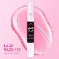 Fabricant de stylos à colle pour perruques à marque privée avec formule imperméable à forte adhérence pour l'application de perruques en dentelle