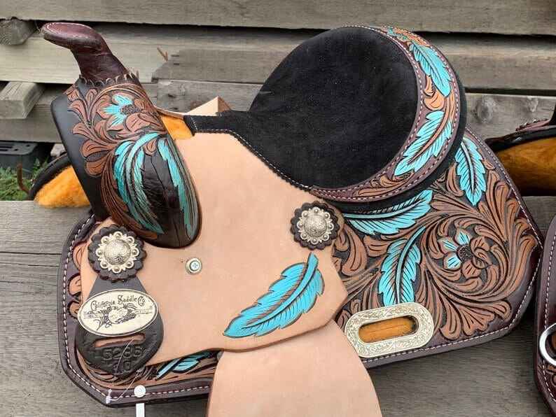 สีน้ำตาล/สีฟ้าคราม