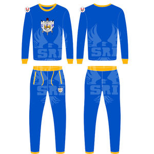 Custom Sigma Gamma Rho Sorority venta al por mayor de algodón sólido de manga larga ropa de dormir cómoda de talla grande conjunto de dos piezas para pijamas de mujer - Product Image 2