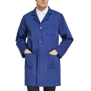 Blouse de laboratoire personnalisée à manches longues, uniformes d'hôpital en gros, blouses de médecin, uniformes de haute qualité, blouses de laboratoire médicales bleues - Product Image 1