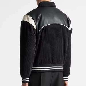 Chaqueta Varsity Unisex con Revestimiento, Transpirable, Personalizable, Estilo Urbano, Béisbol, Letterman, Casual, Moda, Prenda Exterior, Frente de Lana - Product Image 6