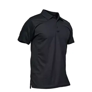 sublimation dri collar long quality logo sleeve t-shirt polyester plain dry custom fit mens men polo shirts golf shirt