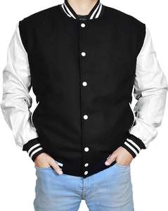 Veste universitaire de baseball - Veste bomber en laine décontractée et chaude pour hommes, style Hotline Miami, veste universitaire de baseball pour garçons - Product Image 1