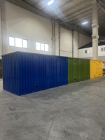 ADAY Garage en acier préfabriqué et boîte de rangement