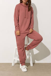 Sudadera con Capucha Extra Grande de Algodón 100% Pesado con Logotipo Personalizado al por Mayor para Mujer, Sudadera de Invierno y Otoño - Product Image 6