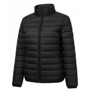 เสื้อแจ็คเก็ตดาวน์กันลมอุ่นสำหรับผู้หญิง ทรงเข้ารูป น้ำหนักเบา คอตั้ง แฟชั่นใหม่ ปี 2026 สำหรับฤดูใบไม้ร่วง/ฤดูหนาว - Product Image 1