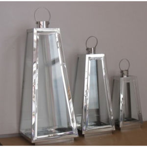 <b>Set</b> <b>of</b> 2 Metal and <b>Glass</b> Ramadan Decoration Lantern Exclusive Quality Metal Table Top Indoor and Outdoor Lantern for Sale - Product Image 5