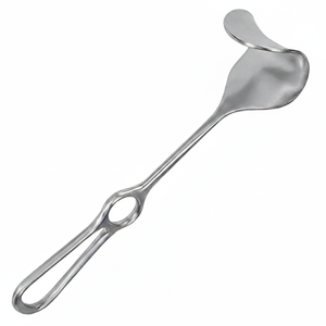 Retractor Fritsch con Mango Serrado y Diseño de Hoja Ancha para Cirugía General y Procedimientos Ginecológicos - Product Image 3