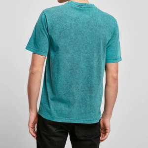 T-shirt homme en coton de qualité supérieure, effet délavé, idéal pour un style décontracté, streetwear et mode moderne. - Product Image 2
