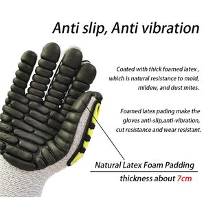 Gants de sport en cuir synthétique antidérapants de haute qualité Gants de sécurité pour conducteur robustes avec impression de logo personnalisé à vendre - Product Image 4