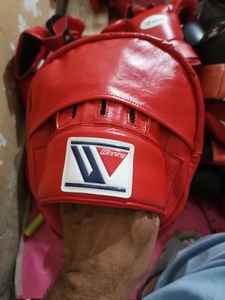 Manoplas de Boxeo Profesionales, Almohadillas de Golpeo Curvas para Muay Thai, Kickboxing, Entrenamiento de Velocidad y Práctica de Golpes, Par - Product Image 6
