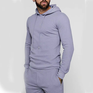 Outdoor Sport Wear <b>Pullover</b> Hoodie Track Suits Set Grey Color <b>Pullover</b> <b>Men</b> Sportswear Workout Set Hoodie And Short Set - Product Image 6