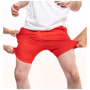 2025 Shorts course court hommes séchage rapide imperméable 100% Polyester tissu Shorts Fitness Jogging entraînement Shorts pour hommes - Product Image 5