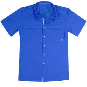 Camisas de Trabajo Personalizadas, Cómodas y Transpirables, de Manga Corta, para Senderismo y Pesca, con Protección UPF50+, Camisas de Pesca con Botones para Hombre - Product Image 2