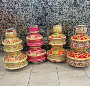 Brocart traditionnel lourd et décoratif Jago pour la décoration de mariage punjabi, cérémonie Haldi, mariage indien pakistanais punjabi sikh - Product Image 1