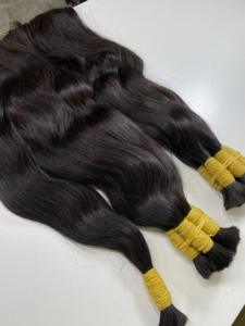 Lujoso Cabello Ondulado Natural Negro 50 cm Virgen Super Doble Calidad - Product Image 4